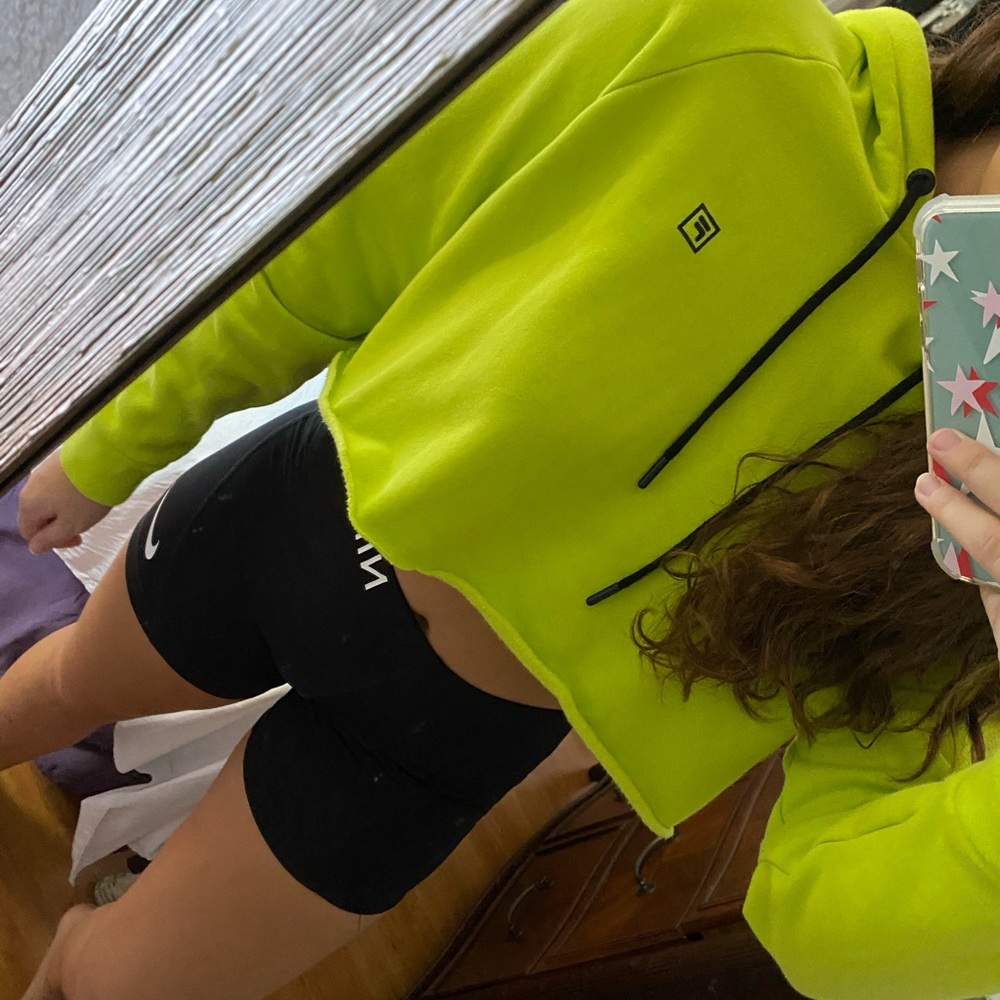 Urban Outfitters X Fila cropped hoodie